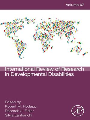 cover image of International Review Research in Developmental Disabilities